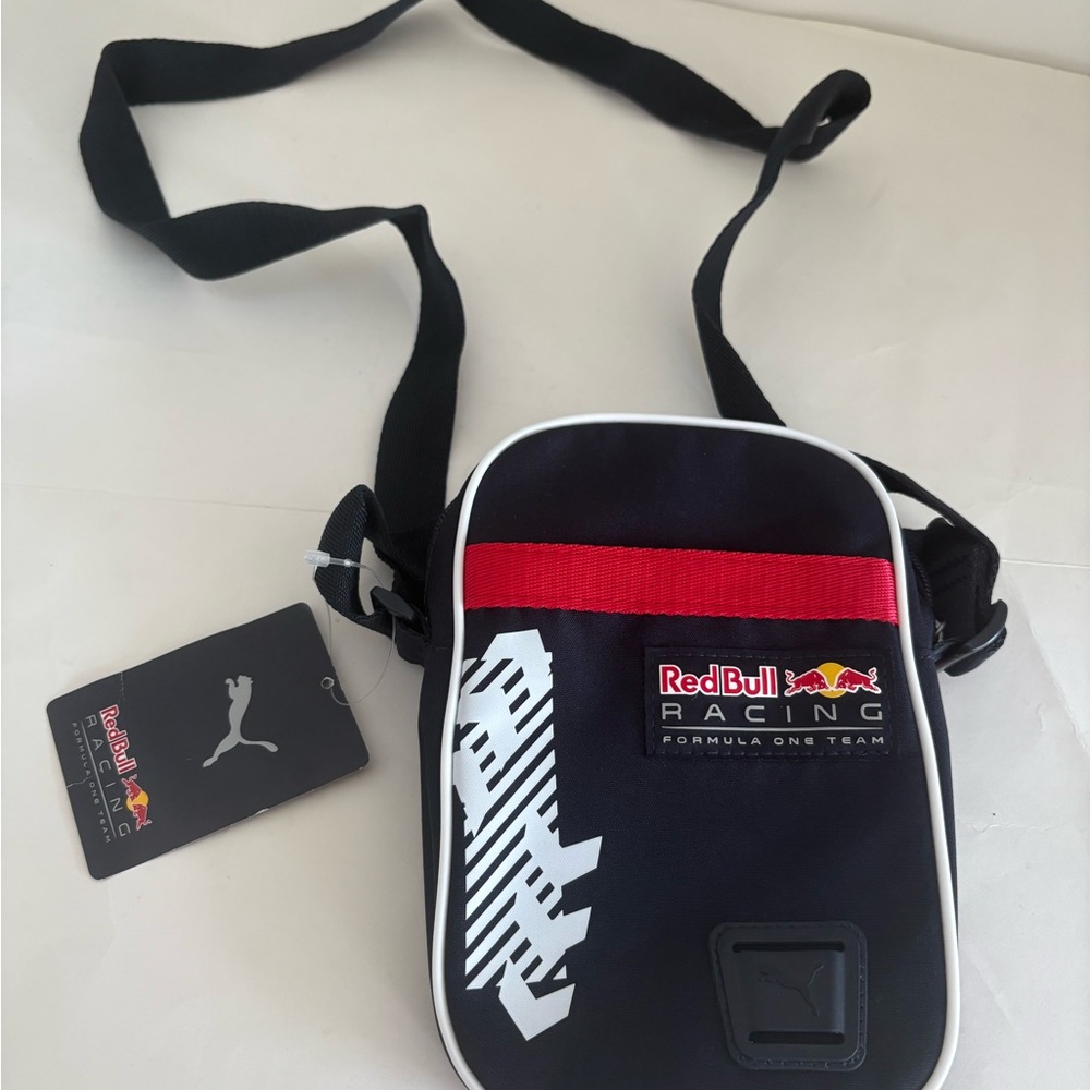 Puma Red Bull Racing Black and Red Messenger Bag